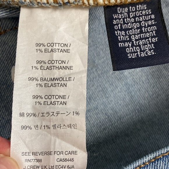 J Crew Rayner Wide Leg High Rise Cropped Jeans Size 27 - Picture 8 of 10
